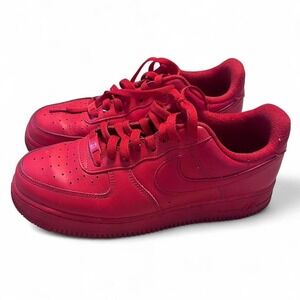 Nike air red men's shoes